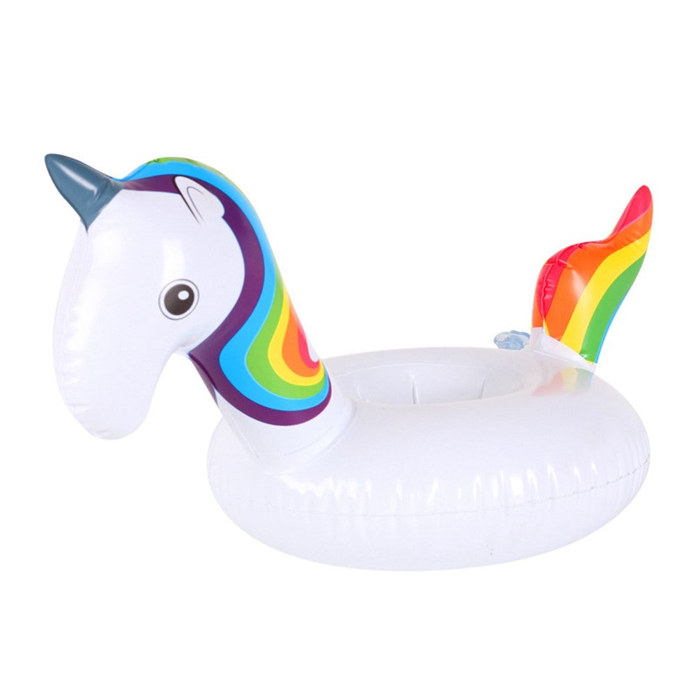 Inflatable Cup Holder Pool Float Watermelon Pineapple Donut Swan Fruit Pool Party Drink Holder