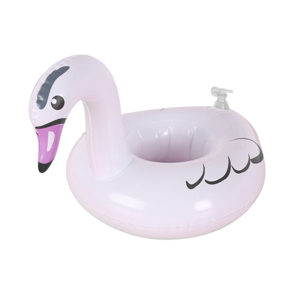Inflatable Cup Holder Pool Float Watermelon Pineapple Donut Swan Fruit Pool Party Drink Holder