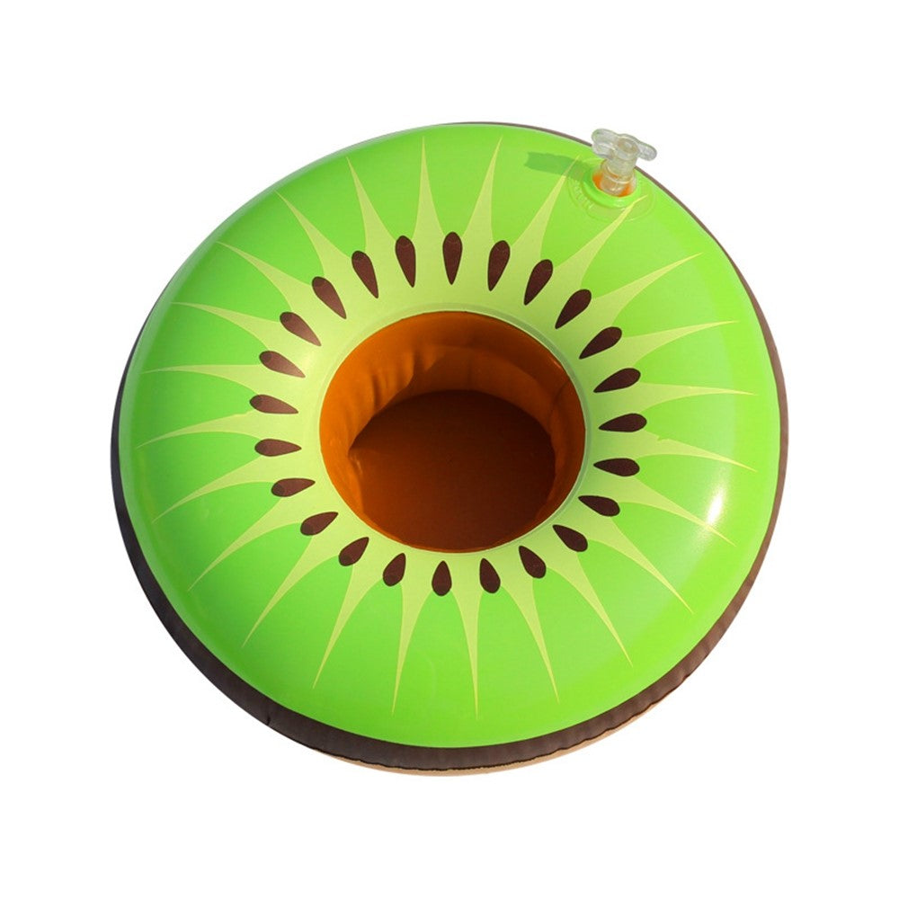 Inflatable Cup Holder Pool Float Watermelon Pineapple Donut Swan Fruit Pool Party Drink Holder