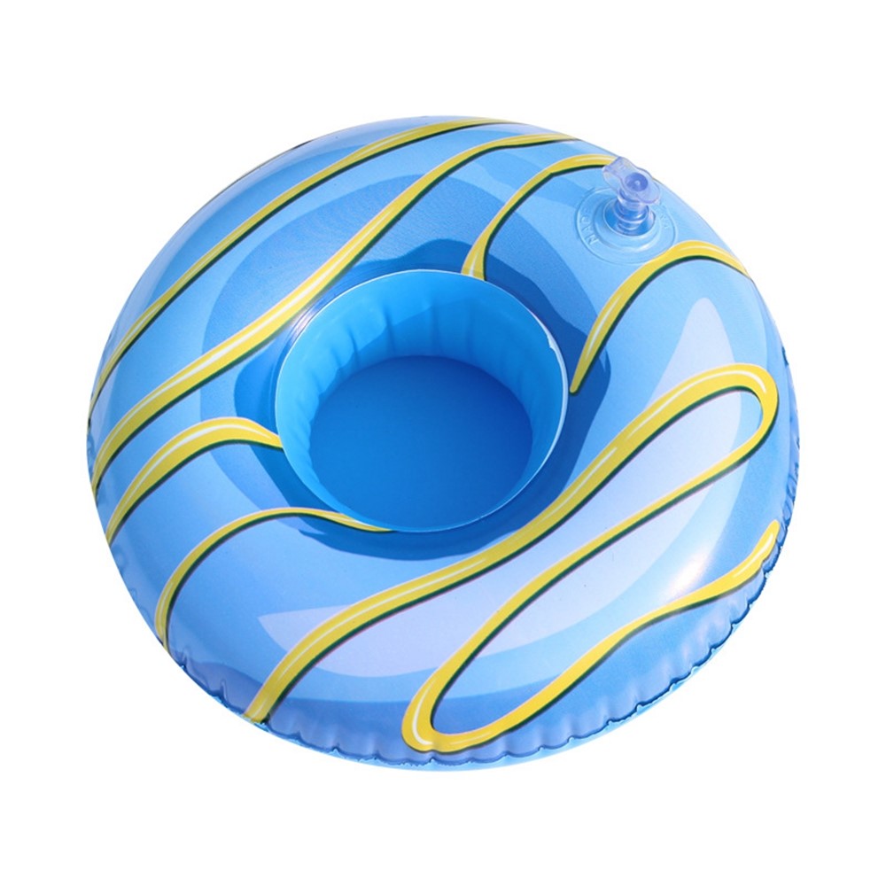 Inflatable Cup Holder Pool Float Watermelon Pineapple Donut Swan Fruit Pool Party Drink Holder