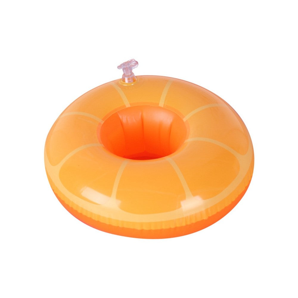Inflatable Cup Holder Pool Float Watermelon Pineapple Donut Swan Fruit Pool Party Drink Holder
