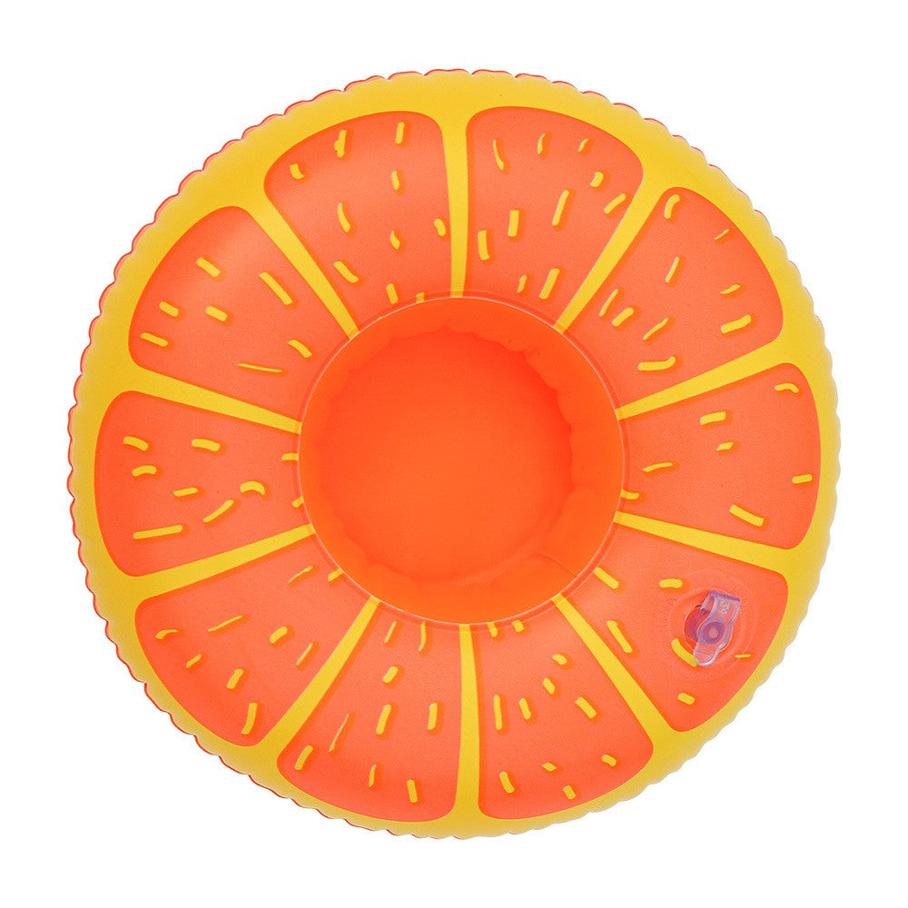 Inflatable Cup Holder Pool Float Watermelon Pineapple Donut Swan Fruit Pool Party Drink Holder