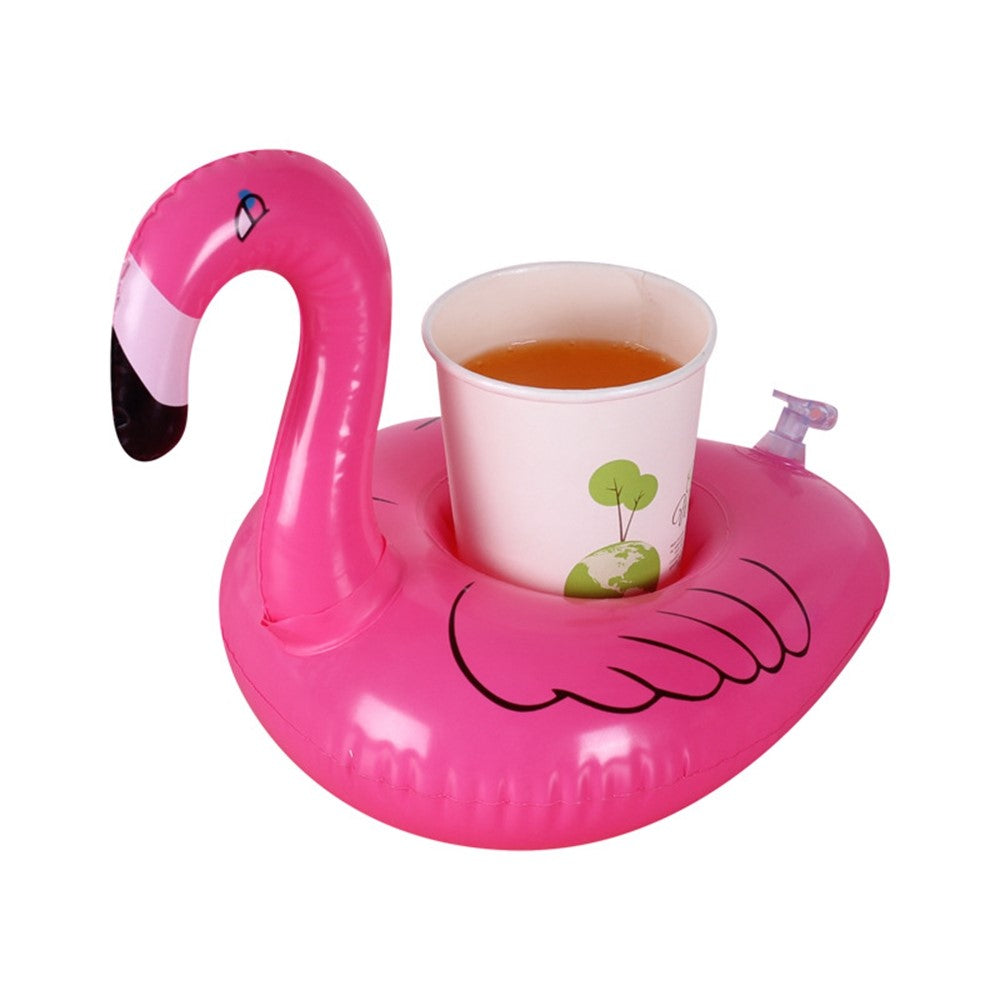 Inflatable Cup Holder Pool Float Watermelon Pineapple Donut Swan Fruit Pool Party Drink Holder
