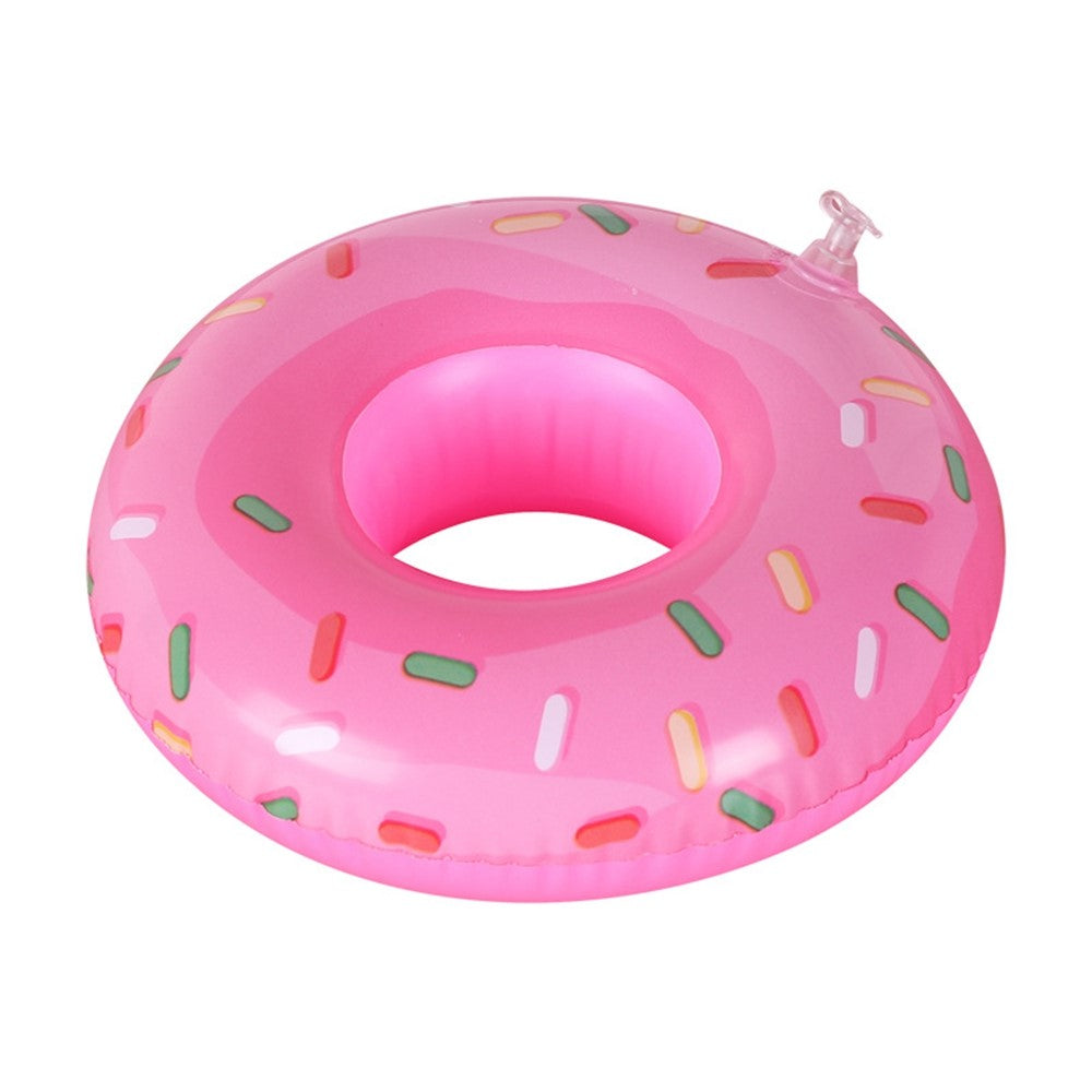 Inflatable Cup Holder Pool Float Watermelon Pineapple Donut Swan Fruit Pool Party Drink Holder