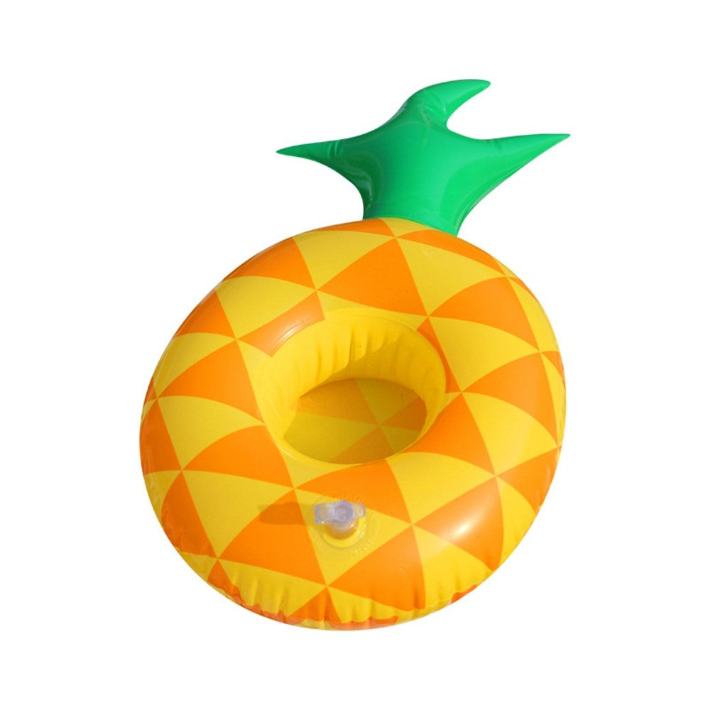 Inflatable Cup Holder Pool Float Watermelon Pineapple Donut Swan Fruit Pool Party Drink Holder
