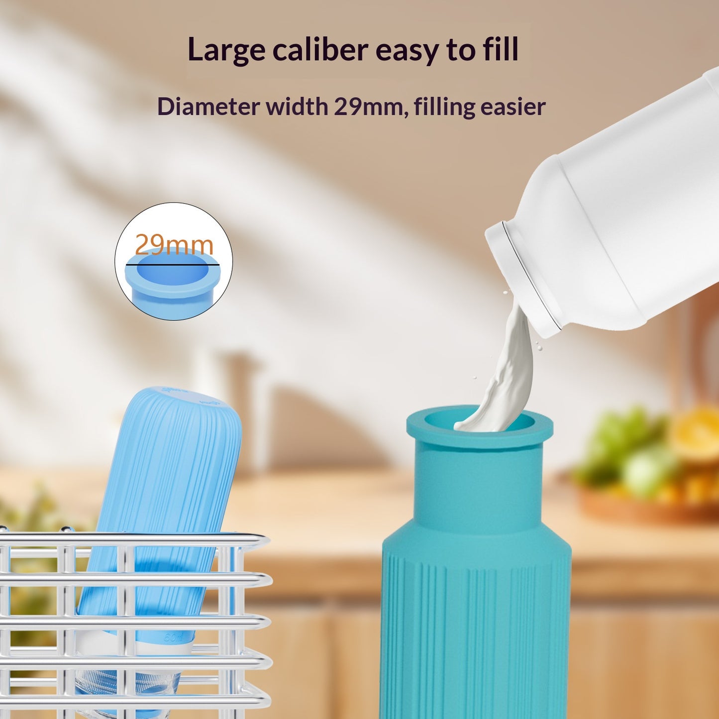 Leak Proof Travel Silicone Bottles Set 60ml 90ml Portable Containers for Shampoo Body Wash