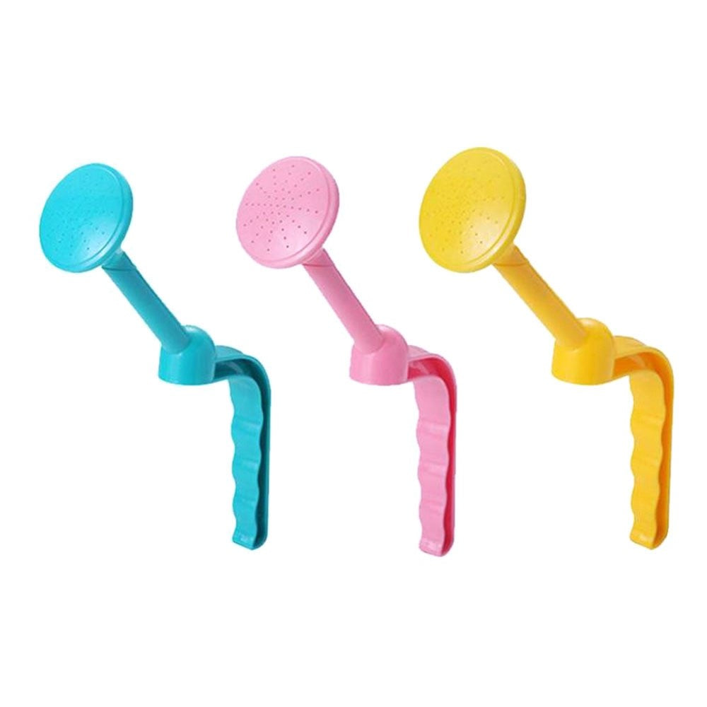 3Pcs Mixed Color Garden Tools Plastic Watering Can Long Mouth Shower Watering Can Spout