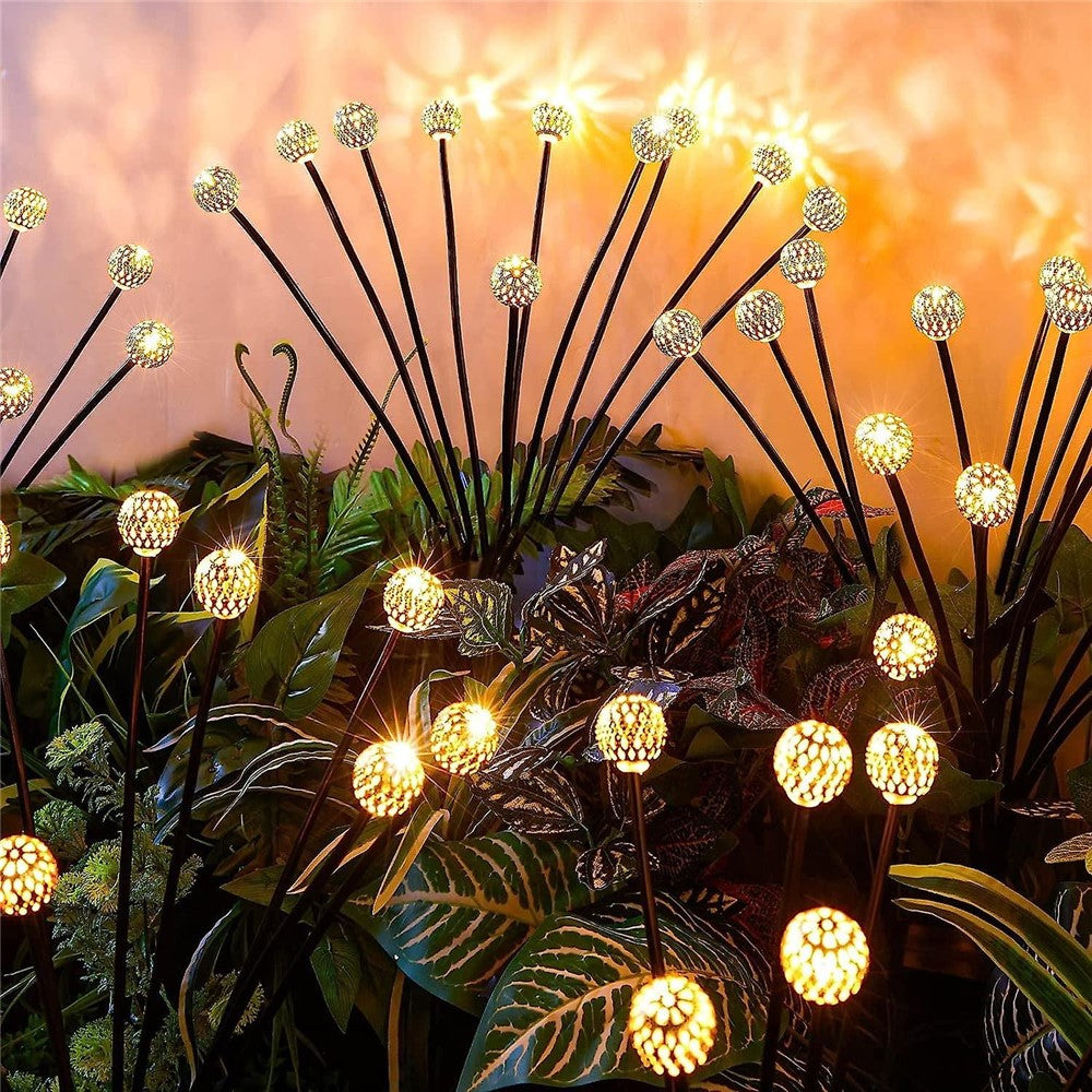 10-Head Solar Morocco Ball Light 2 Modes Landscape Garden Lawn Ground Light