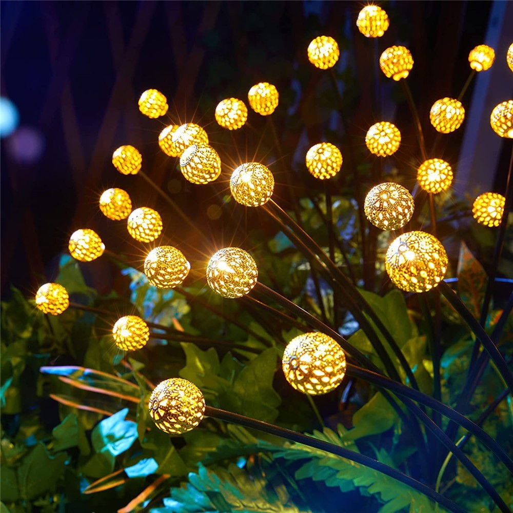 10-Head Solar Morocco Ball Light 2 Modes Landscape Garden Lawn Ground Light