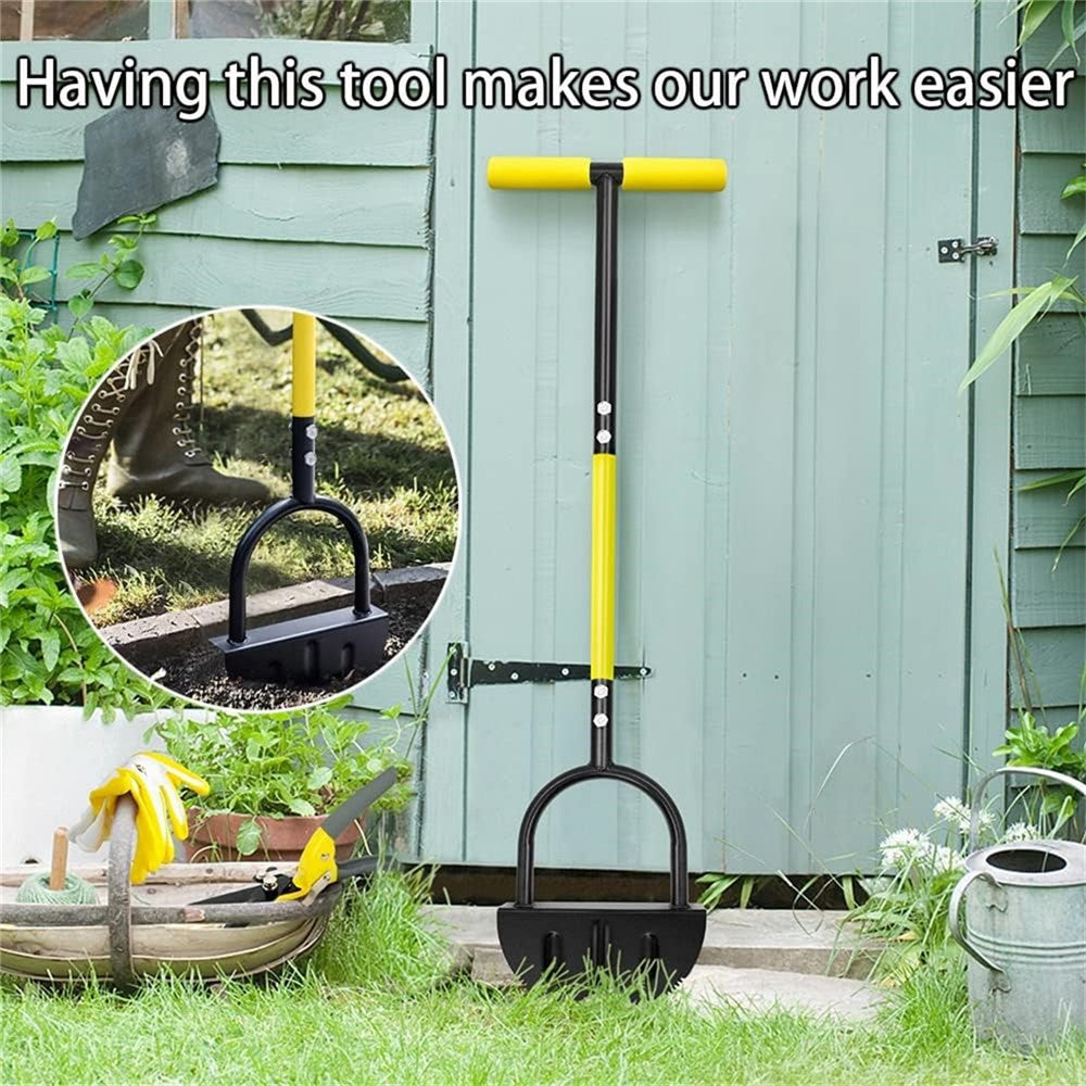 Half Moon Edger Cutting Shovel Lawn Mowing Weeding Tool Serrated Edger Landscape Edge Tool
