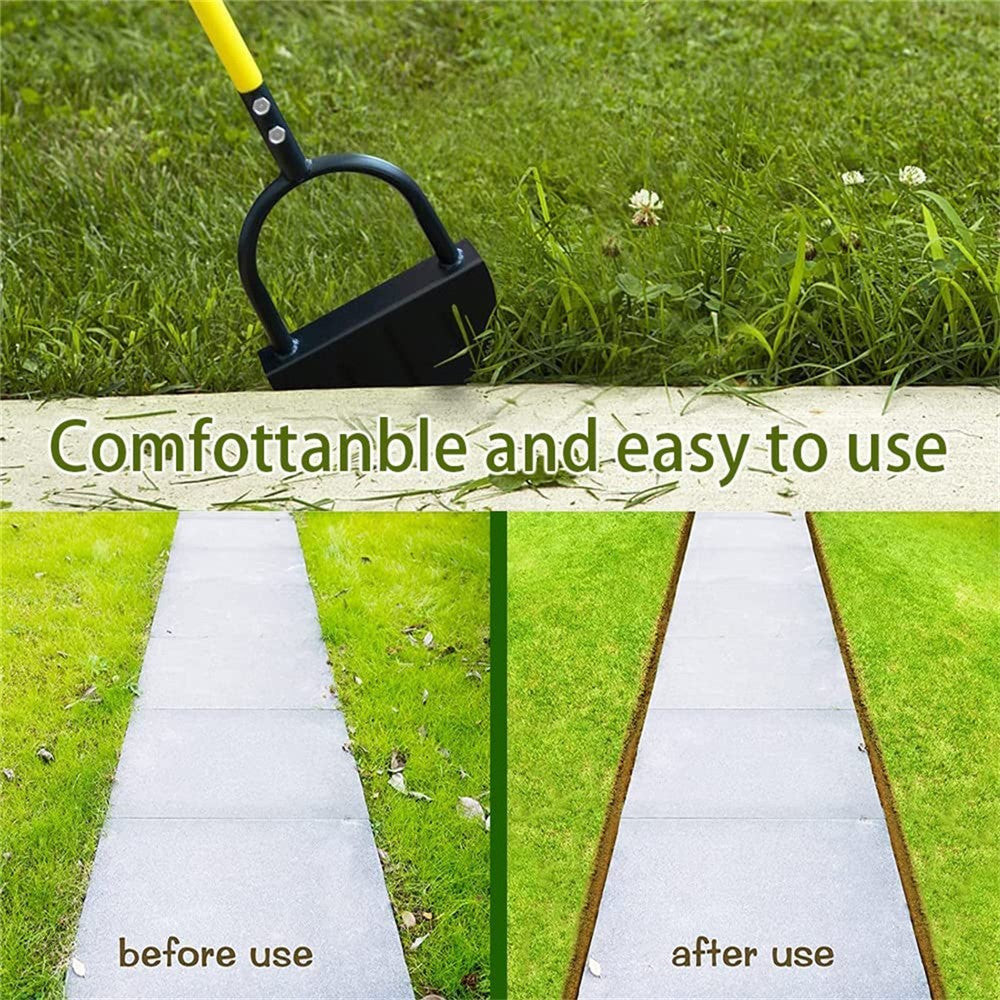 Half Moon Edger Cutting Shovel Lawn Mowing Weeding Tool Serrated Edger Landscape Edge Tool