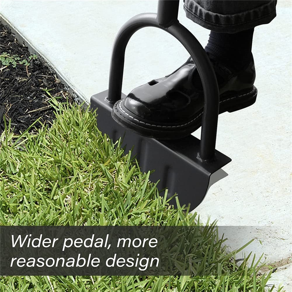 Half Moon Edger Cutting Shovel Lawn Mowing Weeding Tool Serrated Edger Landscape Edge Tool