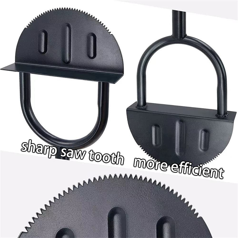 Half Moon Edger Cutting Shovel Lawn Mowing Weeding Tool Serrated Edger Landscape Edge Tool