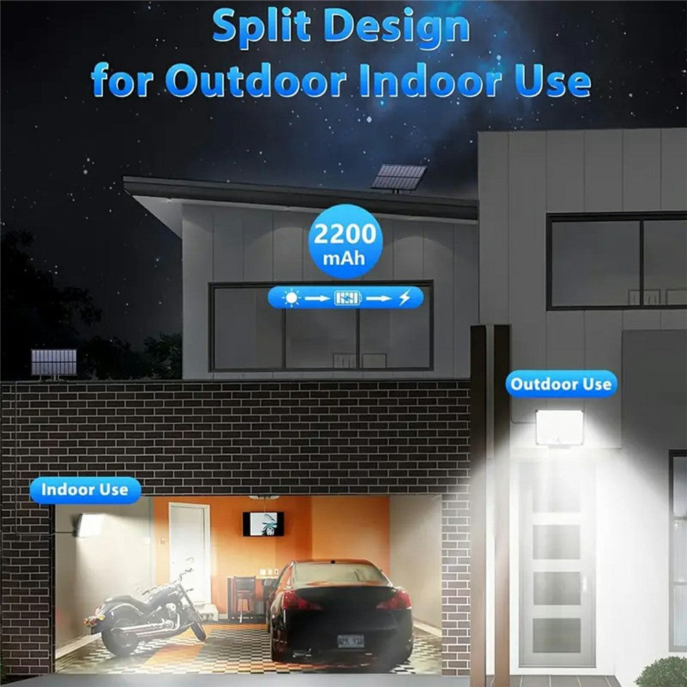 172 LED 300W Solar Powered Motion Sensor Light Outdoor Waterproof Smart Charging Wall Lamp