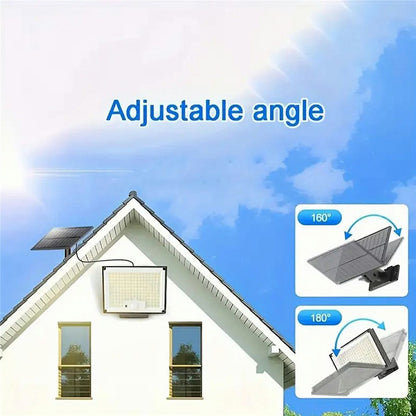 172 LED 300W Solar Powered Motion Sensor Light Outdoor Waterproof Smart Charging Wall Lamp