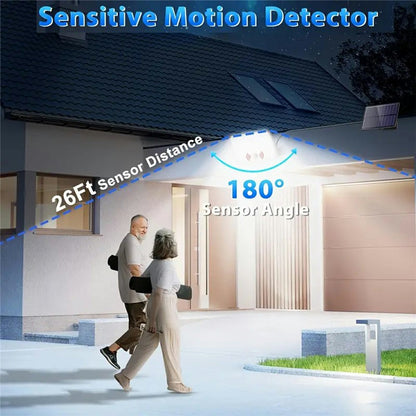 172 LED 300W Solar Powered Motion Sensor Light Outdoor Waterproof Smart Charging Wall Lamp