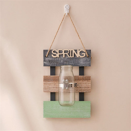 24 x 16.5cm Wall Mounted Water Planting Vase Creative Room Wall Decor Hanging Flower Plant Holder