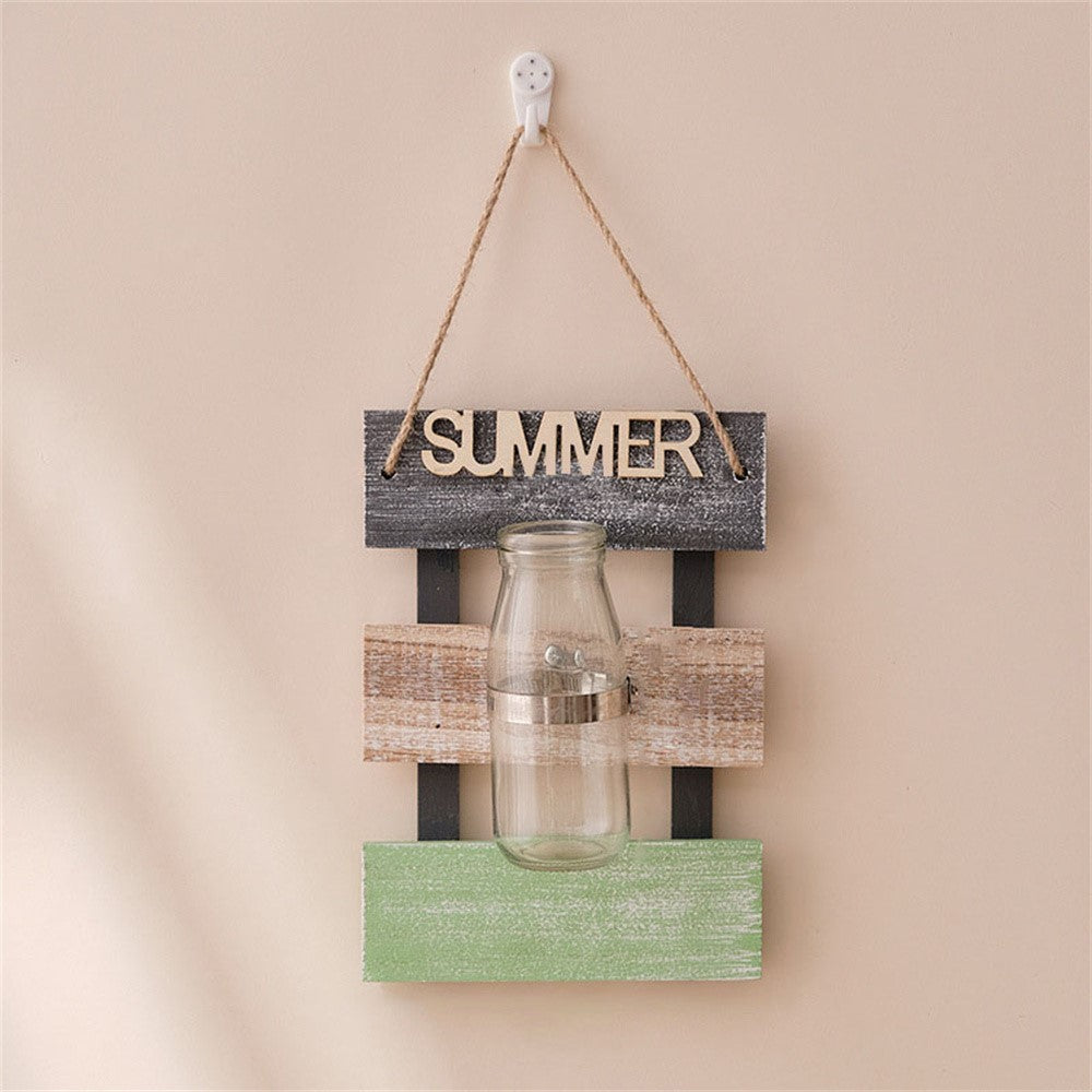 24 x 16.5cm Wall Mounted Water Planting Vase Creative Room Wall Decor Hanging Flower Plant Holder