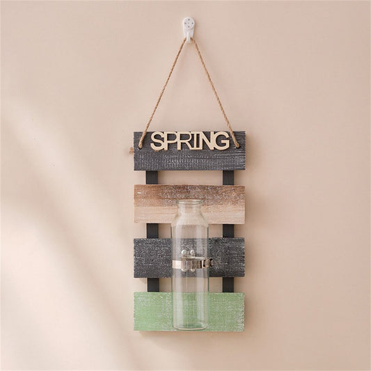 30 x 16.5cm Wall Mounted Water Planting Vase Creative Room Wall Decor Hanging Flower Plant Holder