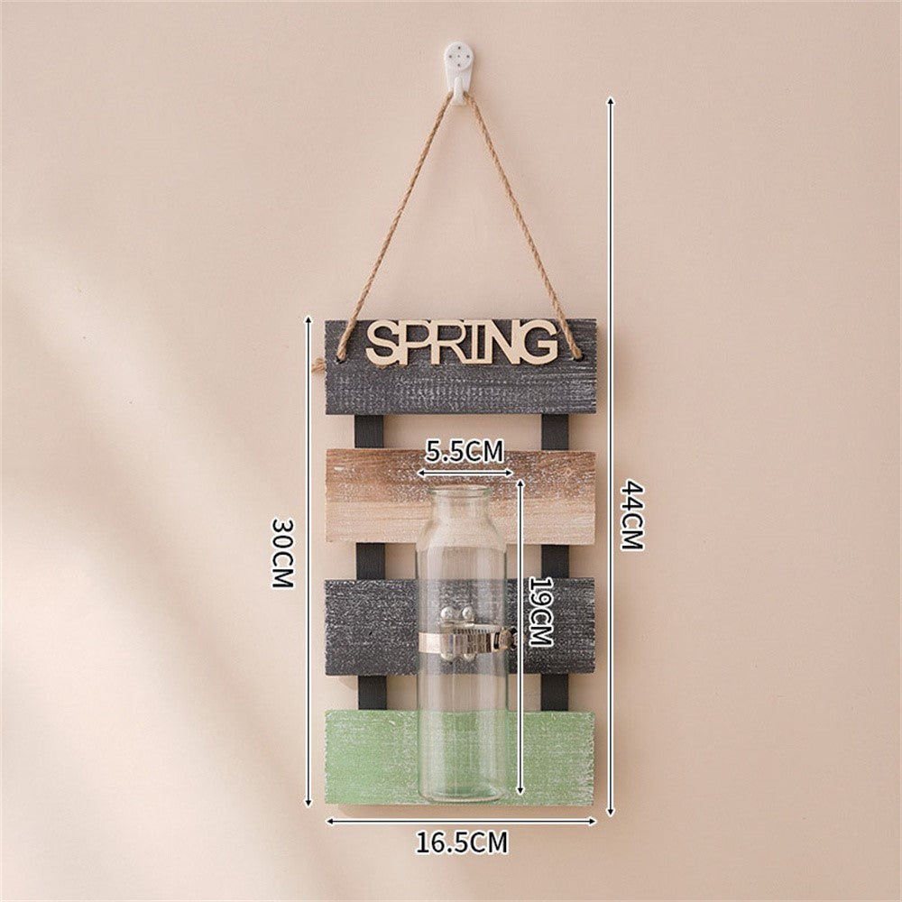 30 x 16.5cm Wall Mounted Water Planting Vase Creative Room Wall Decor Hanging Flower Plant Holder