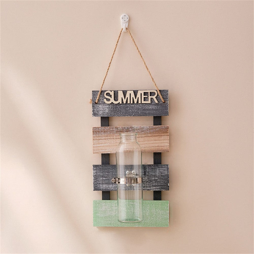 30 x 16.5cm Wall Mounted Water Planting Vase Creative Room Wall Decor Hanging Flower Plant Holder