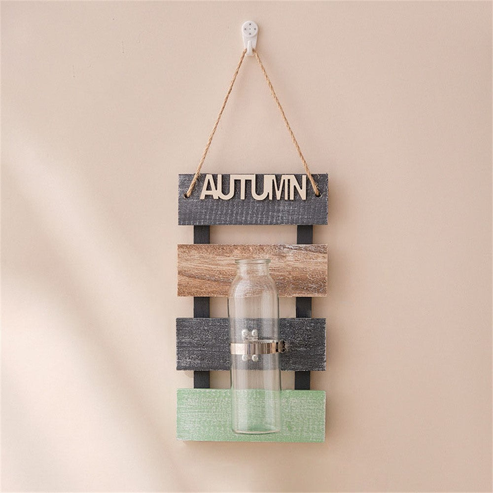 30 x 16.5cm Wall Mounted Water Planting Vase Creative Room Wall Decor Hanging Flower Plant Holder