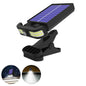 TJ-105 40-LED Solar Powered Clip On Light for Garden Waterproof Motion Sensor Lamp, Support USB Charging