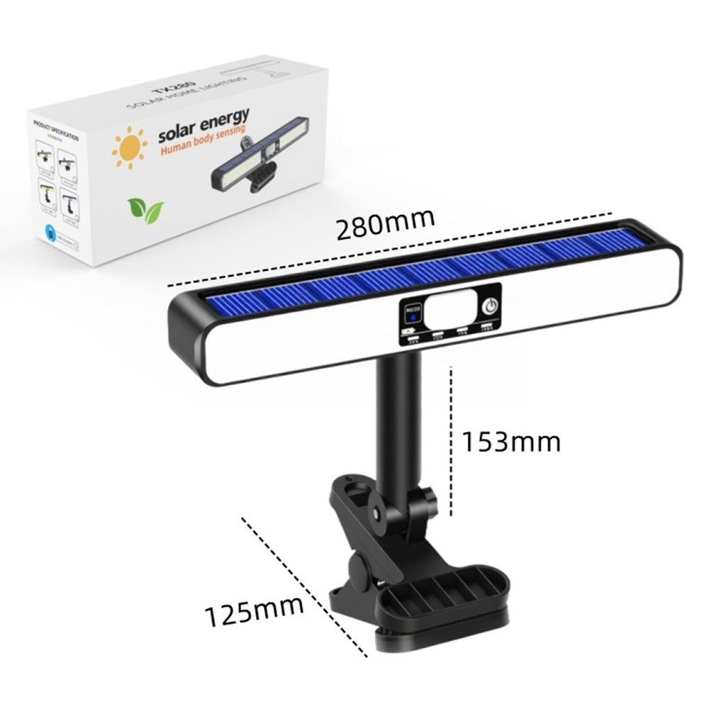 TX280 Clip On Outdoor Solar Light for Garden Pathway Fence Magnetic Motion Sensor Lamp