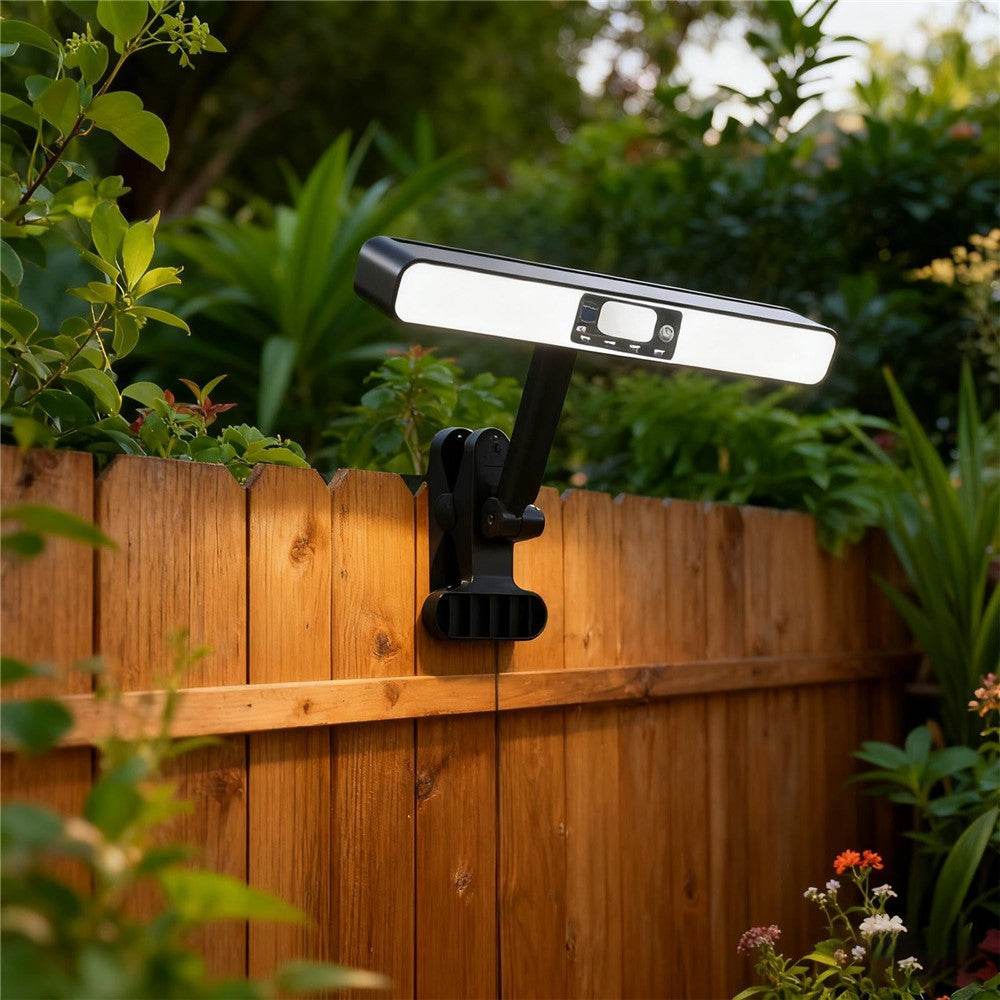 TX280 Clip On Outdoor Solar Light for Garden Pathway Fence Magnetic Motion Sensor Lamp