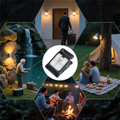 YD-21A Waterproof Solar LED Outdoor Light Clip-On Motion Sensor Wall Lamp for Garden Courtyard