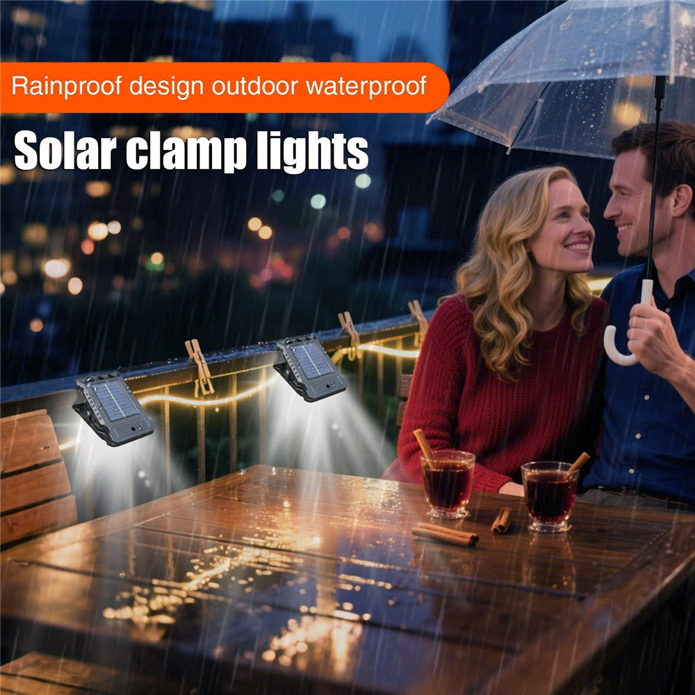 YD-21A Waterproof Solar LED Outdoor Light Clip-On Motion Sensor Wall Lamp for Garden Courtyard