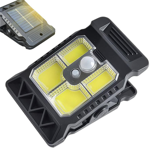 YD-21B Waterproof COB Motion Sensor Solar Light Clip-On Outdoor Wall Lamp for Garden Courtyard