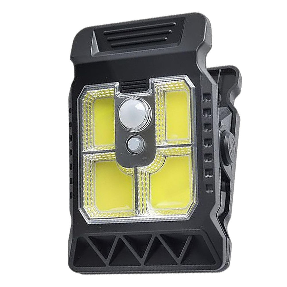 YD-21B Waterproof COB Motion Sensor Solar Light Clip-On Outdoor Wall Lamp for Garden Courtyard