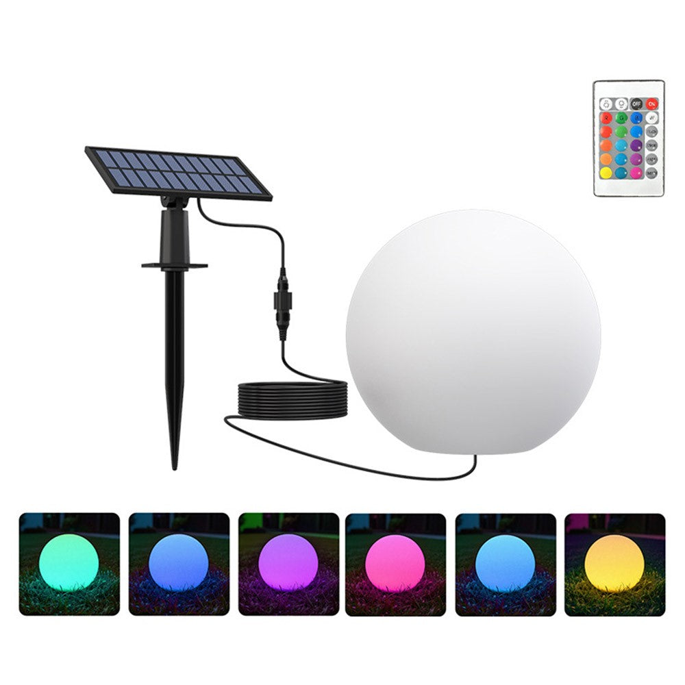 TG-JG06001 15cm Split Solar Street Light Lawn Lamp Remote Control Landscape Ambience Light for Garden Courtyard