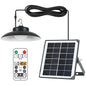 Single Head Solar Powered Pendant Light IP65 Waterproof Motion Sensor Hanging Garage Lamp with Remote Control