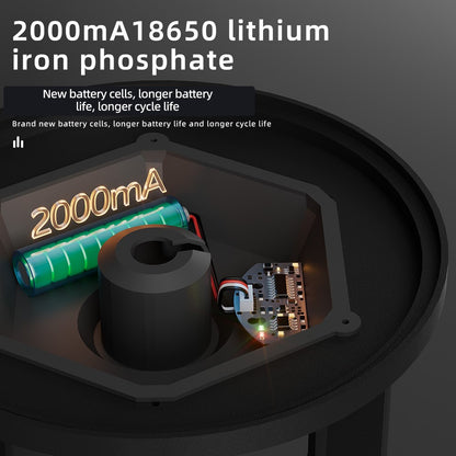 Solar Post Cap Light with Trophy Base Outdoor Waterproof Solar Powered Fence Gate Pillar Lamp