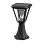 Solar Powered Post Cap Light with Trophy Base 30W 2700K Warm White COB Outdoor Garden Pillar Landscape Lamp