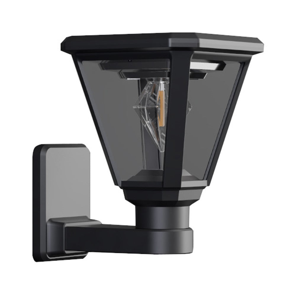 30W 2700K Warm White COB Garden Light Wall Mounted Solar Powered Outdoor Landscape Lamp