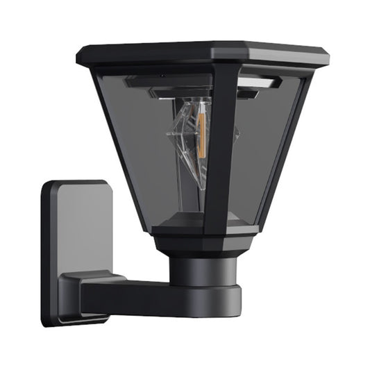 30W 2700K Warm White COB Garden Light Wall Mounted Solar Powered Outdoor Landscape Lamp