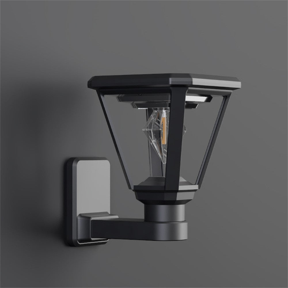30W 2700K Warm White COB Garden Light Wall Mounted Solar Powered Outdoor Landscape Lamp
