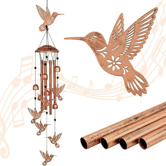 34 Inch Iron Wind Chimes Musical Garden Decor Outdoor Yard Musical Wind Bells for Garden / Patio Decor
