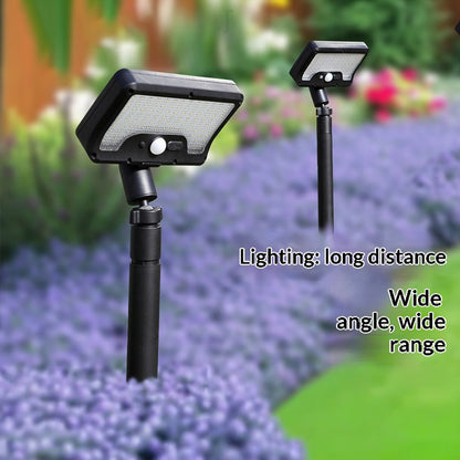 CCP0111 Motion Sensor Solar Path Light IP65 Waterproof 92-LED Garden Lawn Lamp for Outdoor Yard