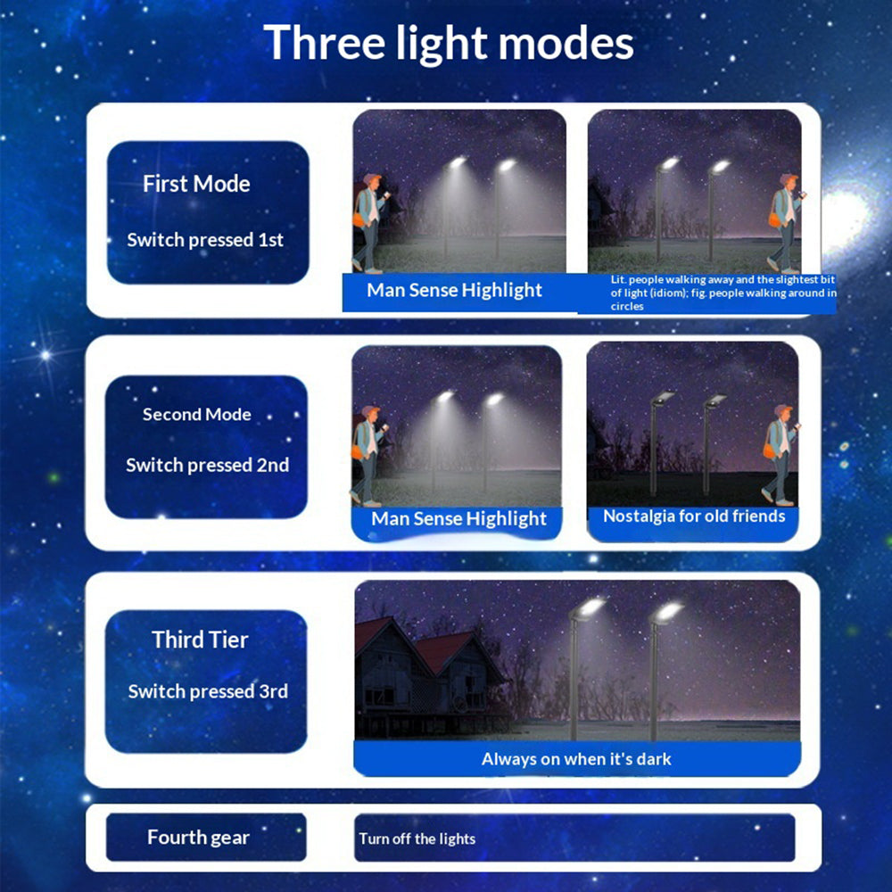 P10 Solar Powered Adjustable LED Garden Light Motion Sensor Outdoor Waterproof Lawn Lamp