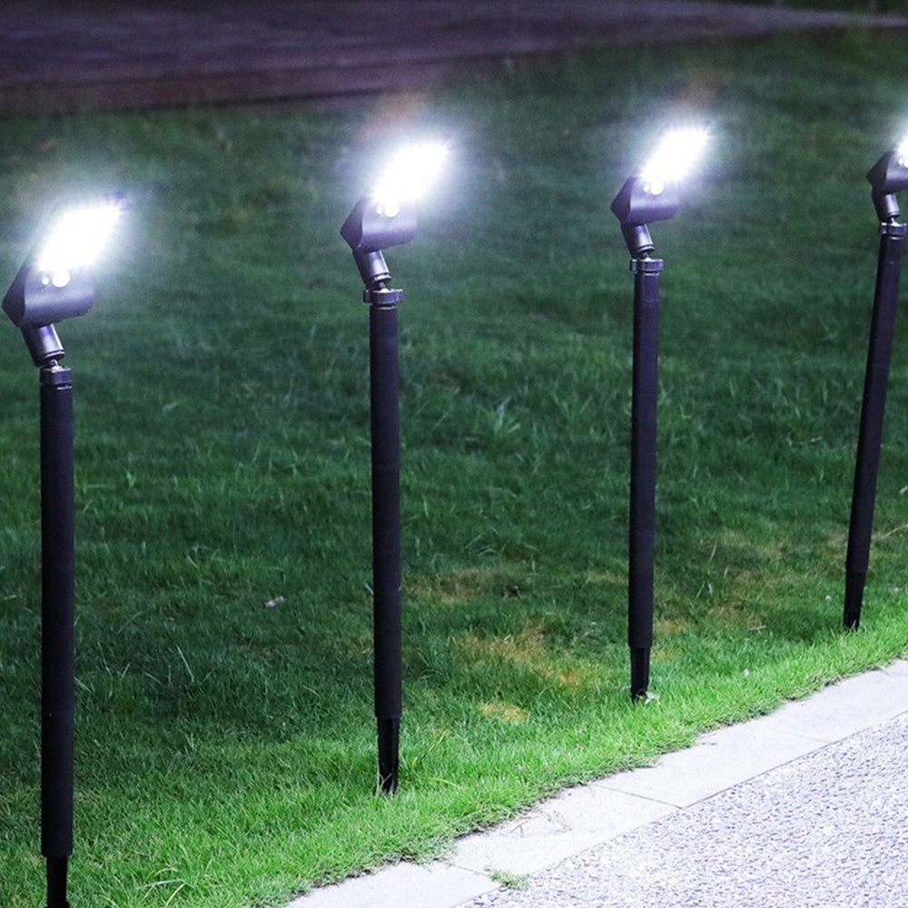 P10 Solar Powered Adjustable LED Garden Light Motion Sensor Outdoor Waterproof Lawn Lamp