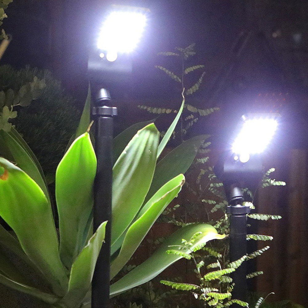 P10 Solar Powered Adjustable LED Garden Light Motion Sensor Outdoor Waterproof Lawn Lamp