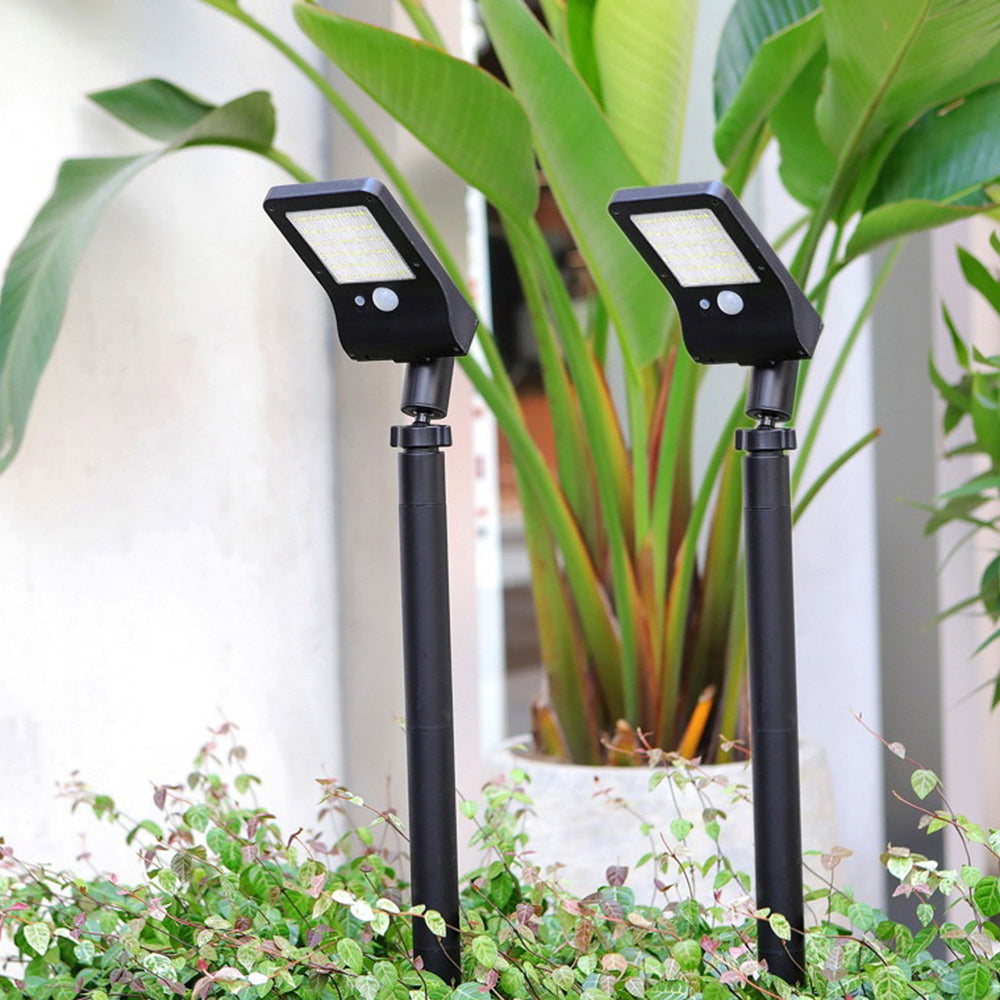P10 Solar Powered Adjustable LED Garden Light Motion Sensor Outdoor Waterproof Lawn Lamp