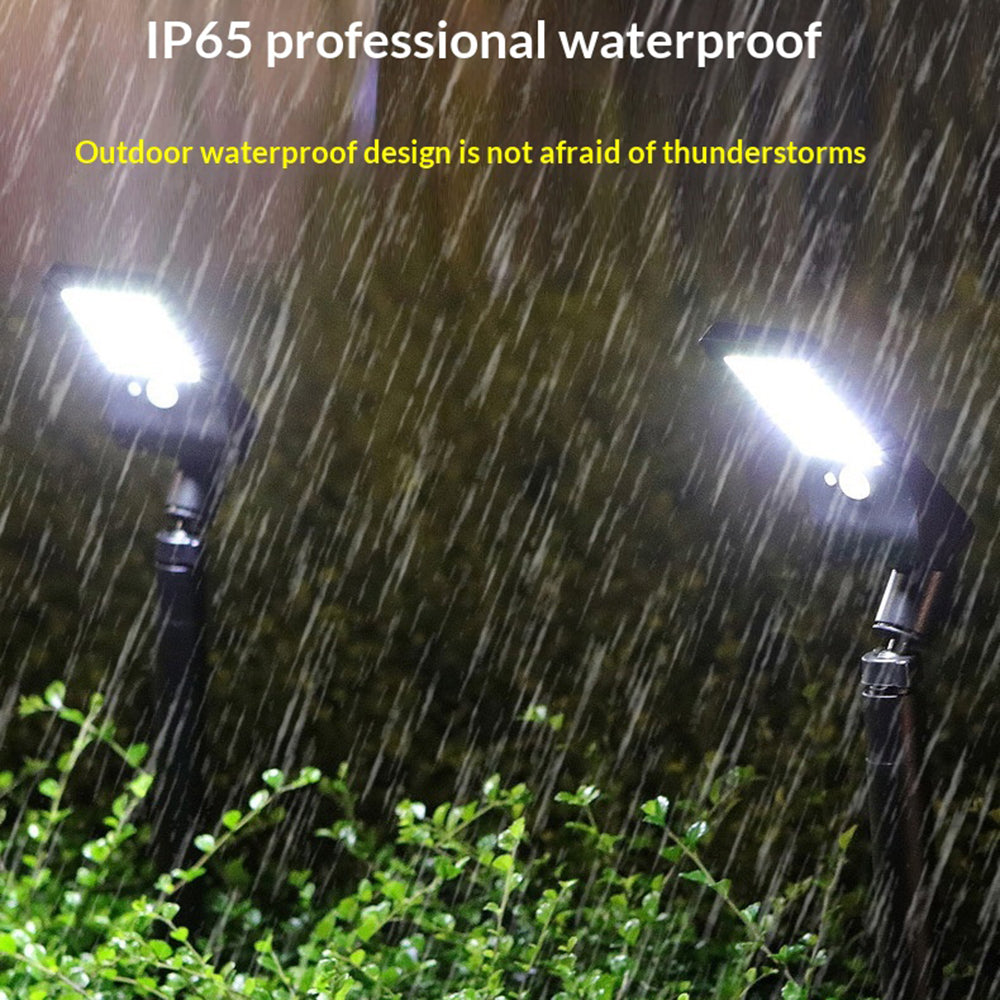 P10 Solar Powered Adjustable LED Garden Light Motion Sensor Outdoor Waterproof Lawn Lamp