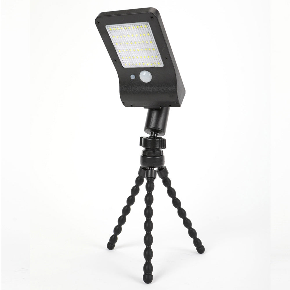 Outdoor Solar Powered Octopus Light IP44 Waterproof 60-LED Motion Sensor Garden Wall Light