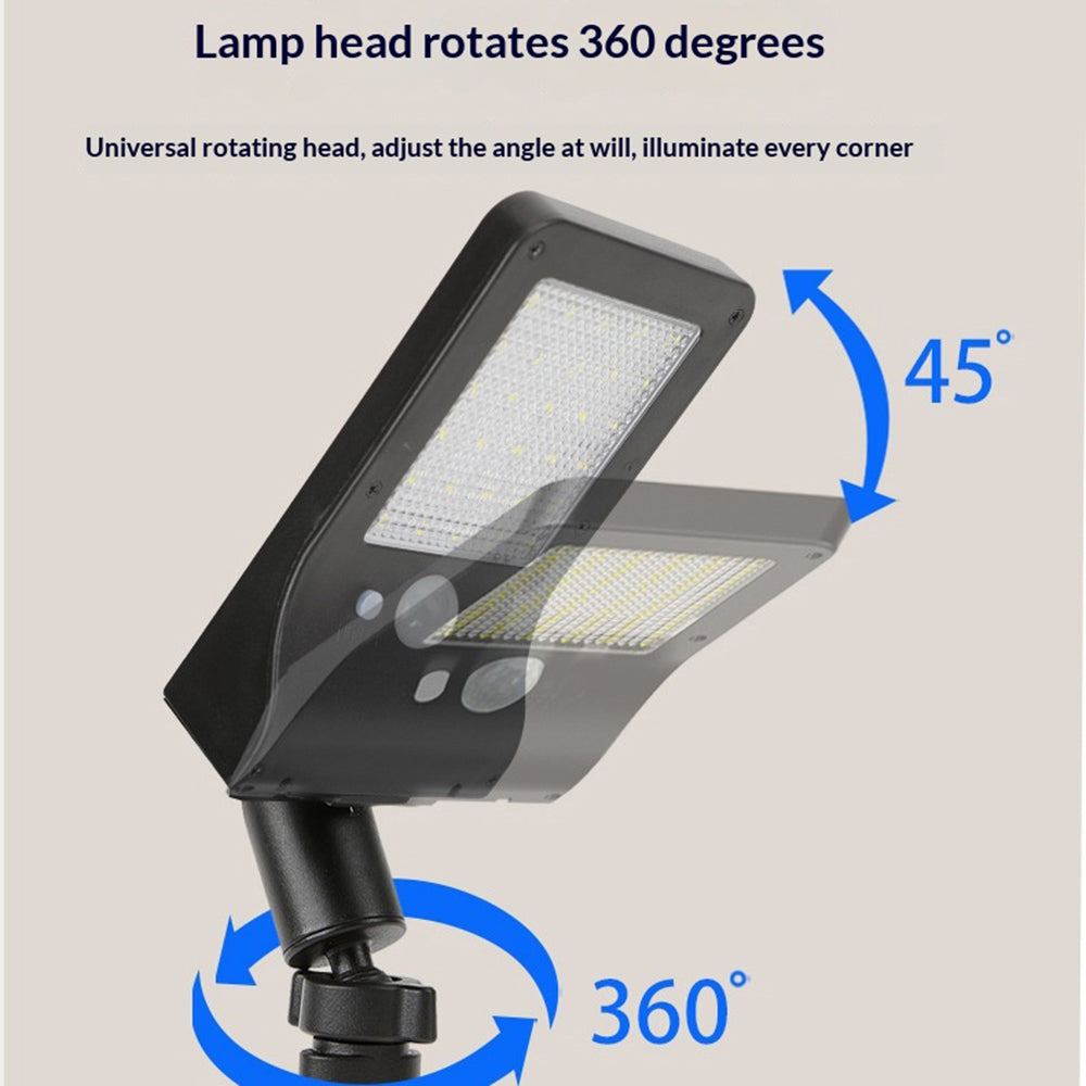 Outdoor Solar Powered Octopus Light IP44 Waterproof 60-LED Motion Sensor Garden Wall Light