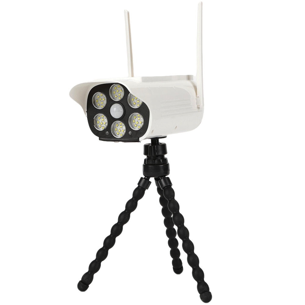 Simulated Security Camera Solar Light with Flexible Octopus Mount Outdoor Motion Sensor LED Street Lamp for Yard